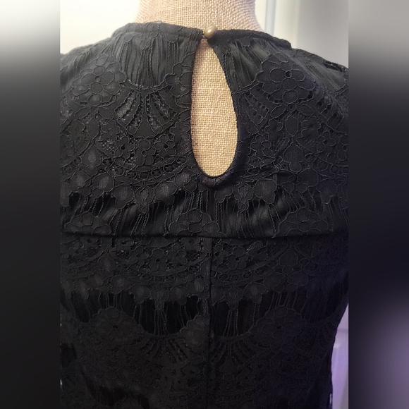 Speechless Black Lace Mini Dress Size S NWT - Picture 6 of 8